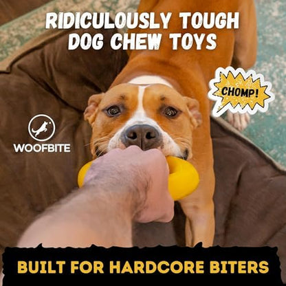 Indestructible Dog Chew Toy - Lifetime Replacement - Durable Toy for Aggressive Chewers - Safe Non-Toxic Natural Rubber - Chew, Tug & Fetch - Tough, Heavy Duty - Med/Large Breed, 6.5”x1.25” - Image 3