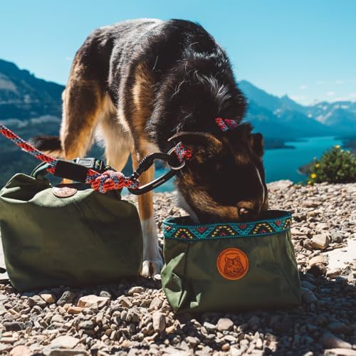 Wilderdog Backpacking Bowl - Holds Food & Water Up to 64oz - Olive - Image 6