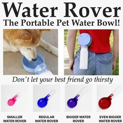 OFT Water Rover Regular 4-Inch Bowl and 15-Ounce Bottle, Red