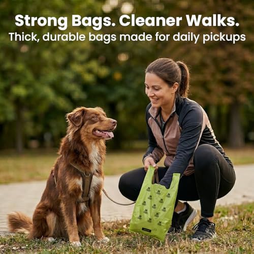 Pogi’s Dog Poop Bags with Handles – Extra-Thick, Leak-Proof, Large, Fresh Scent, 300-Count - Image 3