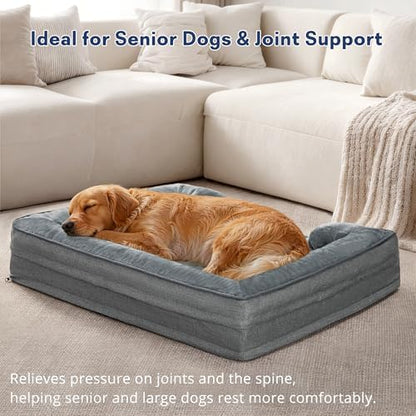 Dog Bed for Extra Large Dogs, 44-Inch Orthopedic XL Waterproof Pet Beds - Image 2