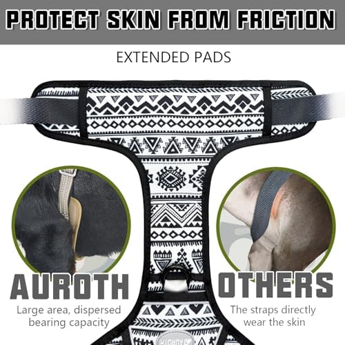 AUROTH Dog Harness for Small Medium Dogs, Tactical No Pull Dog Vest - Image 4