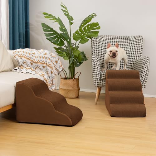 Aodisman Dog Steps for Bed or Couch,4-Step Pet Stairs Ramp for Small Dogs - Image 6