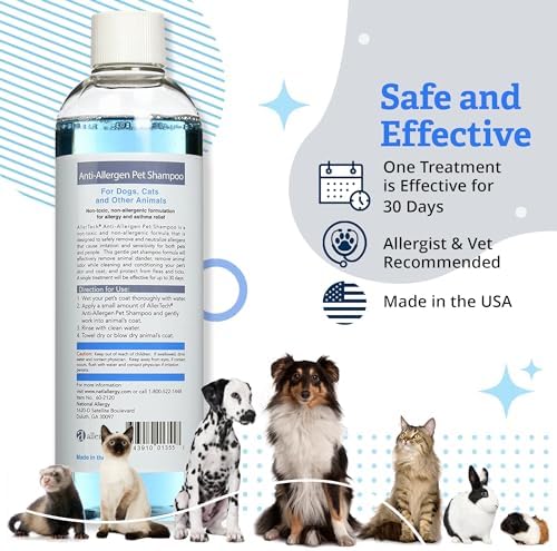 Allertech® Anti-Allergen Pet Shampoo 16-oz Bottle - Image 2