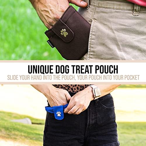 Dog Treat Pouch, Black Pocket Sized Training Reward Pouch - Lightweight Dog Treat Holder with Magnetic Flap for Stability, Perfect Dog Accessories, Made of Durable Nylon, Machine Washable - Image 5