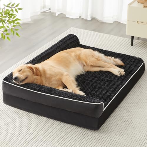 BFPETHOME Orthopedic Washable Dog Bed, Sleeping Couch for Large Senior Dogs by BFPETHOME