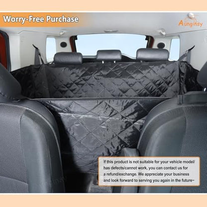 Aunginsy Dog Car Seat Cover for Pets Compatible with Toyota FJ Cruiser 2007-2021 Accessories, Backseat Pet Cover Protector, Second-Row Seat Waterproof Scratch Proof Nonslip Dog Hammock with Side Flap - Image 7