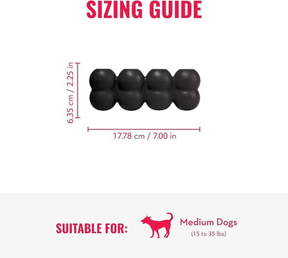 Kong Extreme Goodie Ribbon - Stuffable Dog Toy for Play - Chew Toy Satisfies Natural Chewing Instincts - for Medium Dogs