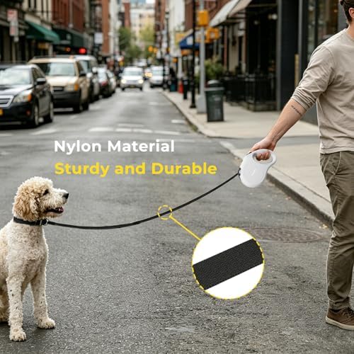 Retractable Dog Leash 16ft for Small & Medium Dogs Up to 55 lbs - Image 7