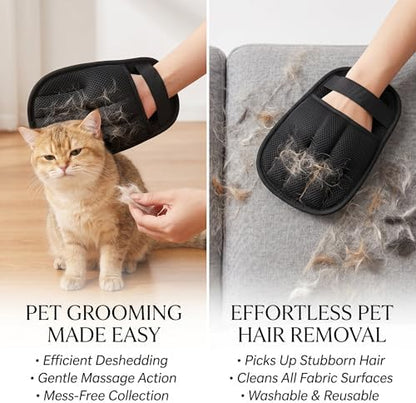Pet Hair Remover Glove for Cats Dogs Electrostatic Uproot Clean Glove - Image 7