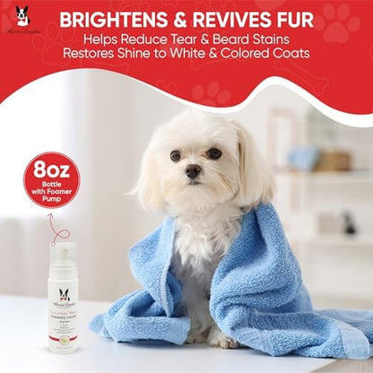 Warren London Foaming Pet Facial | Tear Free Dog Face Wash | Tearless Dog Shampoo for Faces & Dog Eye Stain Remover | Refreshing Cucumber Melon Wash | Made in USA | 8oz - Image 3