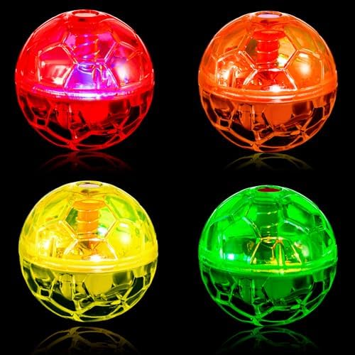 Frienda 4 Pcs Light up Cat Ball LED Motion Ghost Hunting Cat Ball, Classic by Frienda