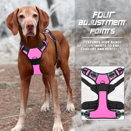 BARKBAY Dog Harness No Pull for Large Dogs Front Back Clips,Dog Vest - Image 6