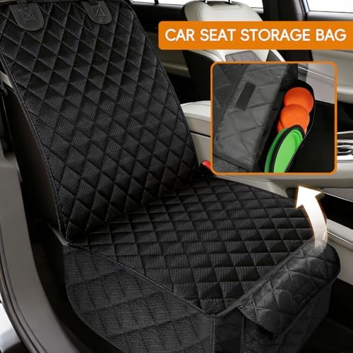Dog Car Seat Cover for Front Seat, Waterproof & Scratch-Proof Pet Seat Protector, Nonslip Car Seat Cover for Dogs, Universal Fit for Cars, Trucks & SUVs, Standard Size - Image 5