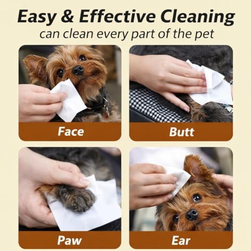 Dog Poop Bags & Water-Based Pet Wipes Kit – Extra Thick Leak-Proof Waste Bags + Gentle Unscented Pet grooming wipes– Clean-Up Essentials for Walks, Parks & Travel - Image 5