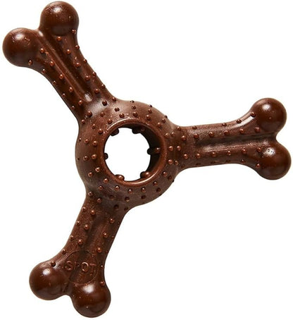 Bam-Bone Plus Triple Chew Dog Toy Bison, 1ea/7 in
