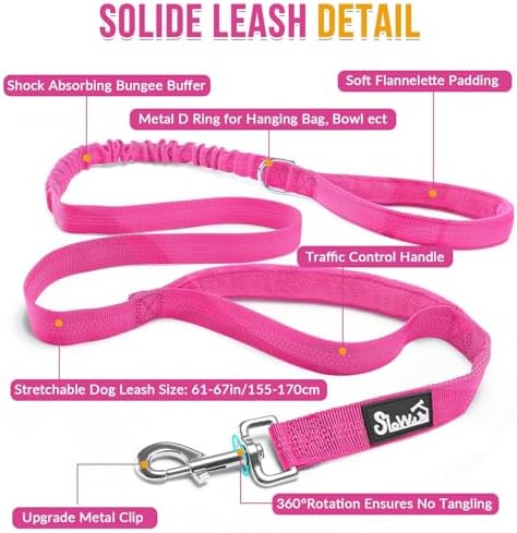 SlowTon No Pull Dog Harness and Leash Set - Heavy Duty, Soft Padded - Image 4