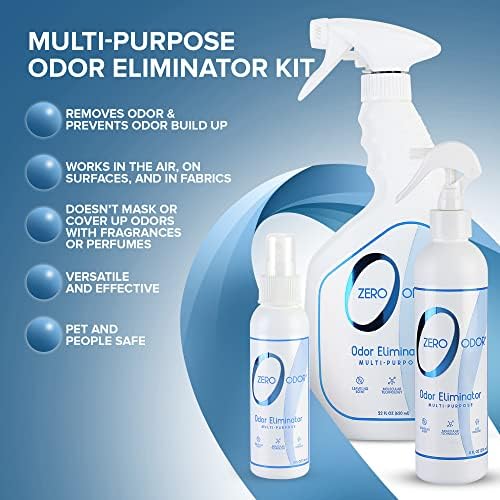 Zero Odor - Multi-Purpose Strong Odor Eliminator for Home, Office, Car, Bathroom, Hotel, Room Deodorizer, and Odor Neutralizer Kit - Image 2