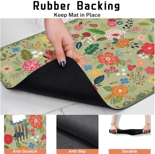 Absorbent Pet Dog Bowl Mat for Food and Water, Pet Cat Food Feeding Mat with Non Slip Rubber Backing, Dog Food Mats for Floors Waterproof, 12"x20" - Image 4