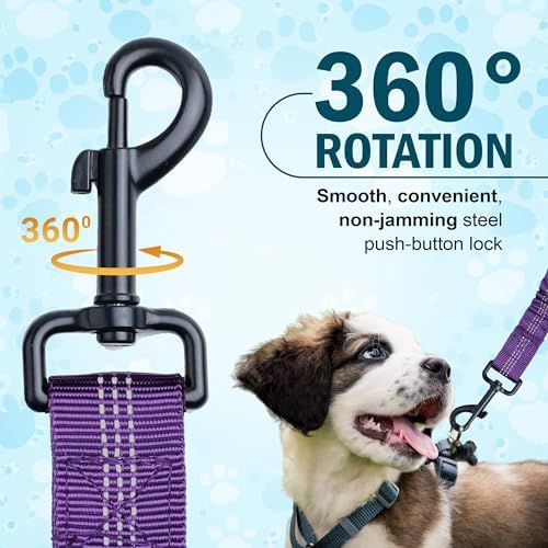 Hands Free Dog Leash for 2 Dogs, Waist Leash with Dual Bungee - Image 4