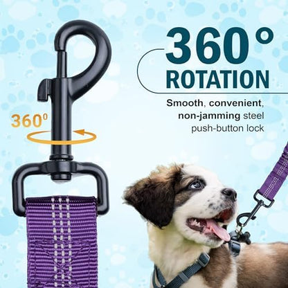 Hands Free Dog Leash for 2 Dogs, Waist Leash with Dual Bungee - Image 4