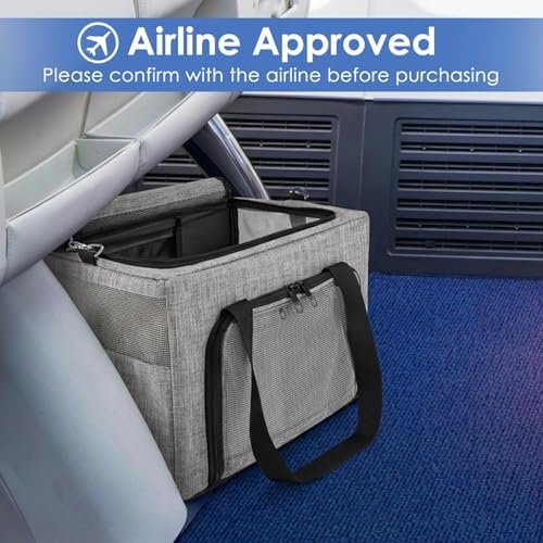 SlowTon Dog Car Seat - with Reinforced Metal Frame for Pets up to 15lbs - Image 5