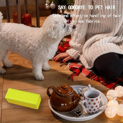 2pcs Pet Dog Cat Hair Remover, Pet Hair Removal Tool, Hollow Cleaner Brush for car，Interior, Furniture, Sofa (green and pink) - Image 4