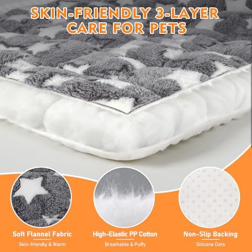 Backseat Dog Bed Mat for Car, Non-Slip Scratch-Resistant Dog Car Seat Cover, Soft Thick Pet Travel Cushion, Washable Back Seat Protector Blanket for Cars SUVs Trucks, 53 x 24 Inches - Image 4