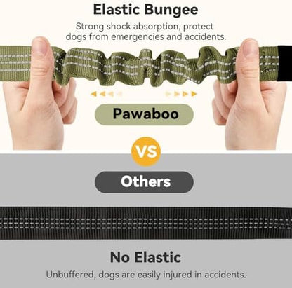 Pawaboo 2Pack Dog Car Seatbelt, 3-in-1 Dog Tether with Buckle & Hook Latch - Image 5