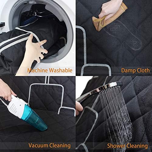 petalage Dog Car Seat Cover Waterproof 56” x 50“ for for Trucks Cars & SUVs Back Seat Heavy-Duty Nonslip Pet Car Seat Cover Protector - Image 6