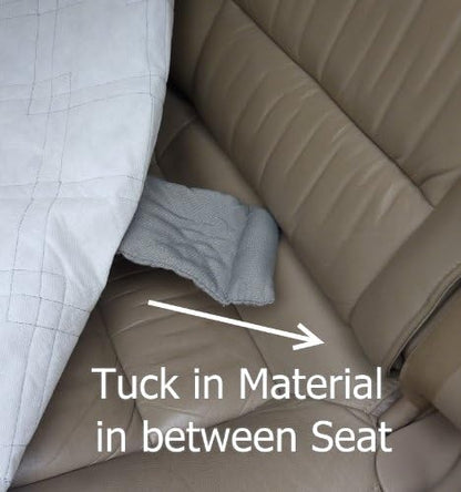 Formosa Covers Deluxe Dog Car Seat Hammock Quilted Cover with Non-Slip Backing Best for Cars Trucks and SUVs Make Travel with Your Pet Always an Option - 56" W x 60" L, Grey