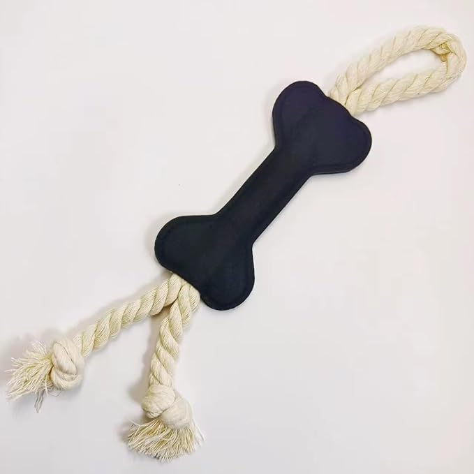6 -Pack Count Dog Rope Toy with Bone Shape, Cotton Rope Tug Toy, Durable Chew Toy, Multiple Colors Available from