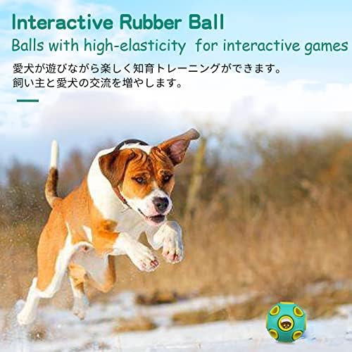 SCHITEC Dog Balls with Bell Sound, [4 Pack] Rubber Bouncy Fetch Ball for Puppies Small Dogs, 2” Interactive Pet Chew Toys - Image 5
