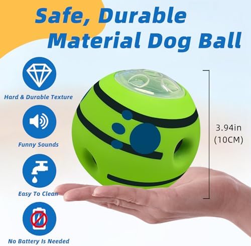Interactive Puzzle Dog Treat Ball, L, 3.94 in (10 cm) - Image 4