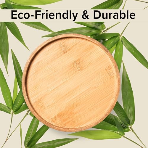 CatGuru Food Table for Cat Bowls, Elevated Feeding Station for Cat Food Bowl, Raised Stand For Pet Food and Water Bowls, Pet Feeder For Indoor Cats, Stress Free Stand For Pet Dishes (Bamboo, Standard) - Image 4