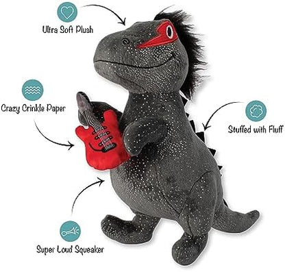 Fringe Studio Plush Dog Toy, Rocker Rex, Pet Shop Collection (314214) - Image 2