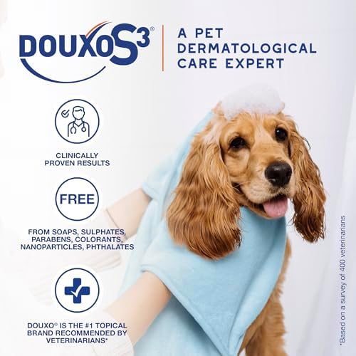 Douxo S3 PYO Medicated Dog Shampoo with 3% Chlorhexidine for Dogs – Antibacterial & Antiseptic Yeast Infection Treatment For Dogs & Cats, Clinically Proven, 6.7 fl oz - Image 4