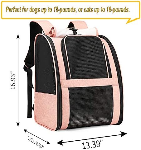 Texsens Innovative Traveler Bubble Backpack Pet Carriers for Cats and Dogs - Image 2