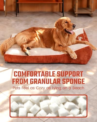 Washable Dog Bed with Removable Cover for Large Sized Dogs 36" L - Image 3