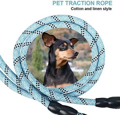 Dual Dog Leash 360° Tangle-Free - Reflective Heavy Duty, Comfortable Handle for Small/Medium/Large Dogs, Support Multiple Rope Addition - Image 4