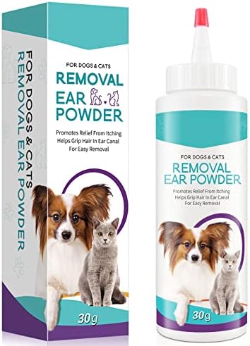 Dog Ear Cleaner, 30g Removal Ear Powder for Dogs and Cats, Gently Removes Ear Wax, Fights Odor & Soothes Itchy Ears, Supports Infection Prone Ears - Image 2