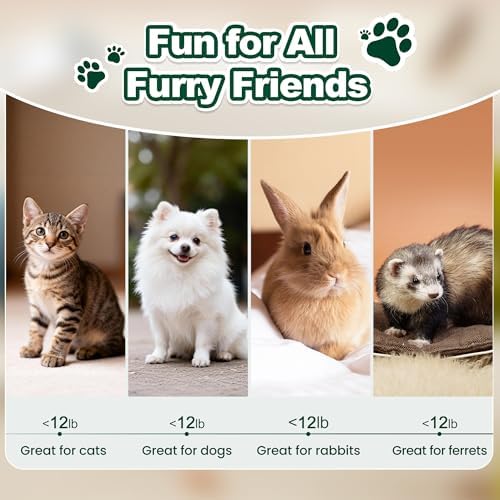 Love's cabin Cat Tunnel for Indoor Cats, 3-Way Collapsible Play Tunnel - Image 6