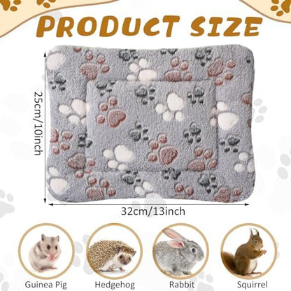 Tuanse 4 Pack Soft Pet Bed Mat Small Dog Crate Fleece - Image 2