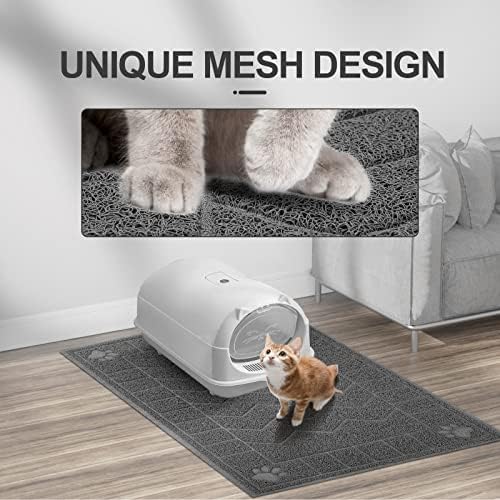 Cat Litter Box Mat, 35" x 24" Large Waterproof Litter Trapping Mat - Image 4