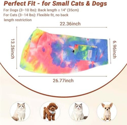 Hands-Free Cat Sling Carrier for Small Dogs & Cats, Soft Fleece - Image 3