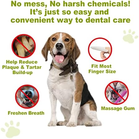 DR.EASY Breath Freshener Dental Finger Wipes 80ct for Dog & Cat, Help Wipe Away Plaque&Tartar, No Added Harsh Chemicals No Brush Formula - Image 4