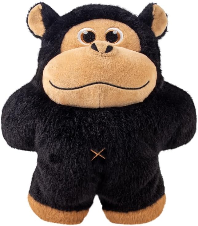 KONG Snuzzles Dog Toy X-Large – Plush Squeaky Dog Toy for Large Breeds – Ultra-Soft, Crinkle Sounds, Durable Interactive Dog Chew Toy for Medium & Large Dogs (Gorilla)