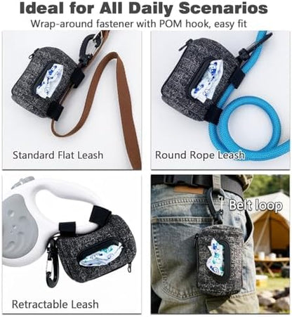Dog Poop Bag Holder for Leashes doggie bag holder (Dark denim) - Image 6