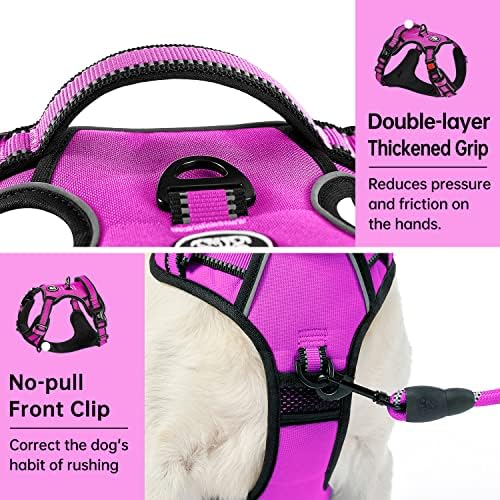 IVY&LANE No Pull Dog Harness for Large Dogs,Reflective Dog Vest Harness - Image 4