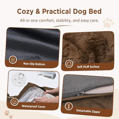 Comfort Expression Waterproof Orthopedic Dog Bed for Medium Size Dog - Image 4